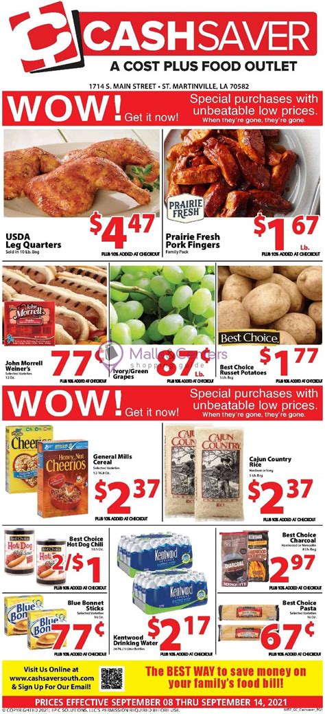 To view the full weekly ad, visit us at... 珞 Prices valid through 11/28, while supplies last. King Cash/Food Saver Featured Weekly Ad Items 11/24 - 11/28 | Check out this week's featured items from our weekly ad! 🤗 Prices valid through 11/28, while supplies last.
